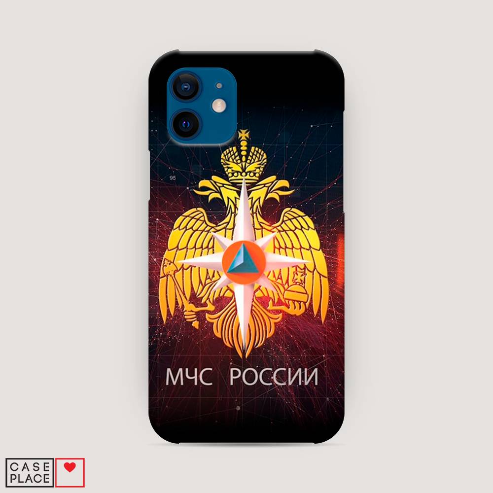 фото Пластиковый чехол "мчс россии" на apple iphone 12 awog