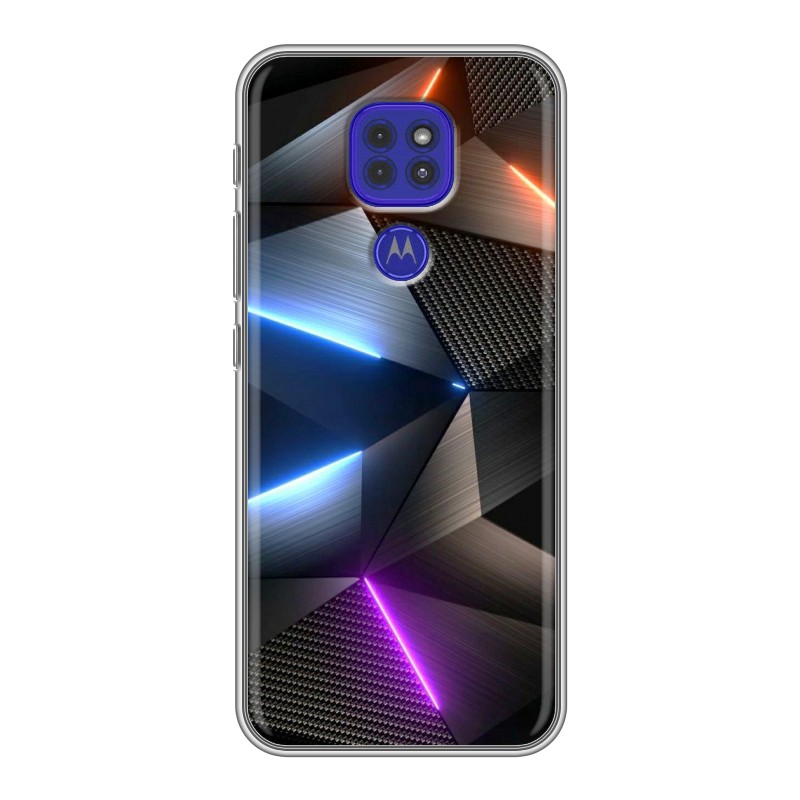

Чехол для Motorola Moto E7 Plus с рисунком и защитой камеры, 76055