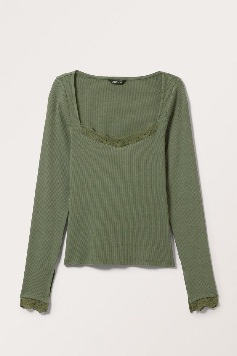 

Джемпер женский Monki 1228490 хаки L, 1228490