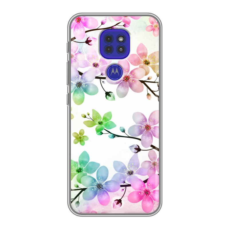

Чехол для Motorola Moto E7 Plus с рисунком и защитой камеры, 76055