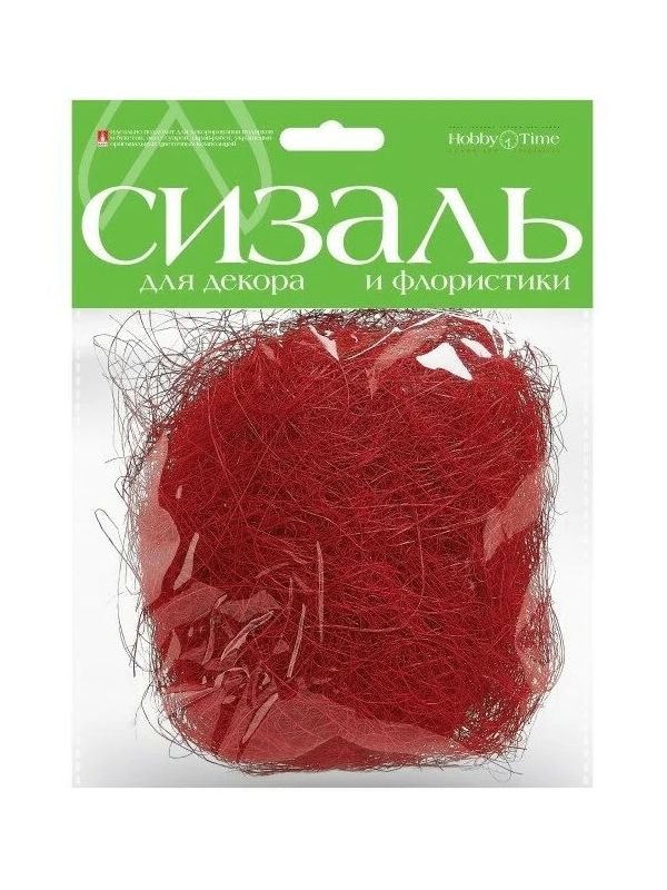 

Сизаль Hobby Time, 6 ЦВЕТОВ, Разноцветный, 2-377/01