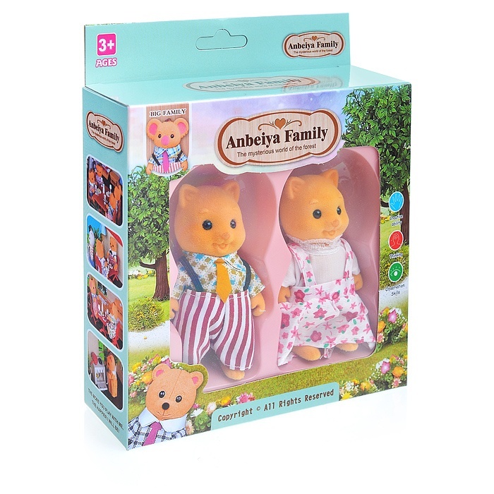 

Anbeiya Family 2 шт, 9 см, в коробке, 2 шт, 9 см, в коробке
