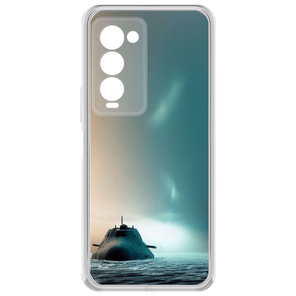 Чехол-накладка Krutoff Clear Case Подлодка для TECNO Camon 18 Premier