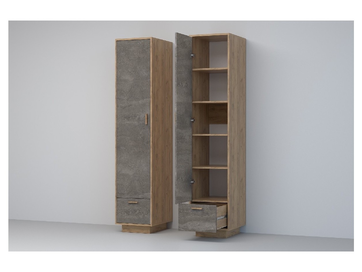 

Эго Пенал П-1 ПД (Камень Темный, Дуб Крафт Золотой), Коричневый