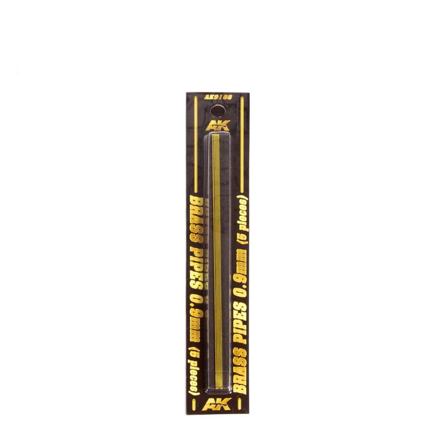 

AK9108 Трубочка латунная BRASS PIPES 0,9mm, 5 units