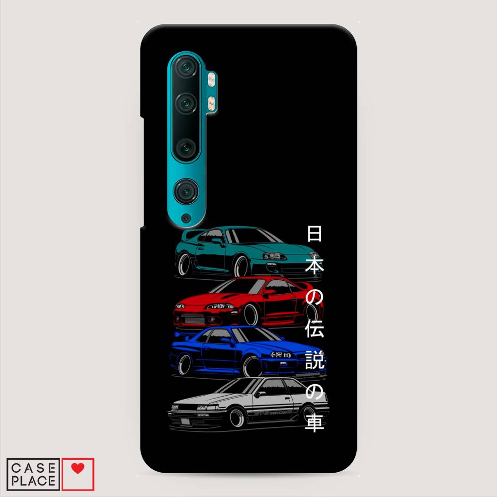 фото Пластиковый чехол "jdm legend cars" на xiaomi mi note 10 awog