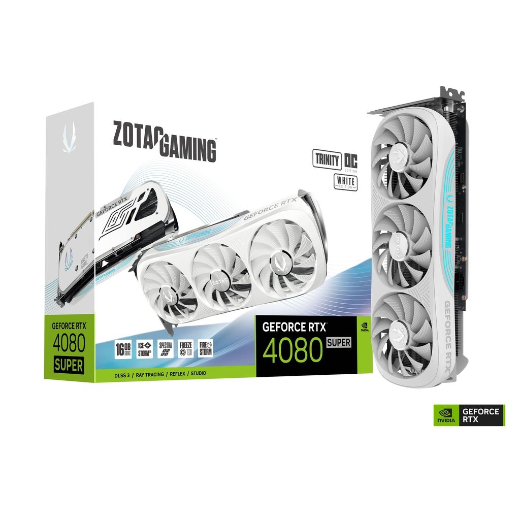 

Видеокарта Zotac NVIDIA GeForce RTX 4080 (ZT-D40820Q-10P), Белый, GeForce RTX 4080