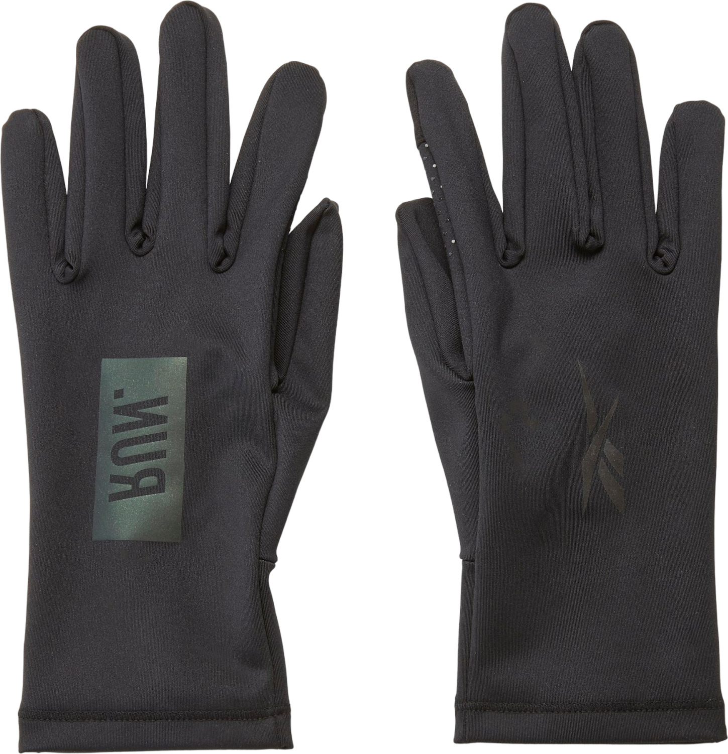 фото Спортивные перчатки унисекс reebok os run gloves, черный