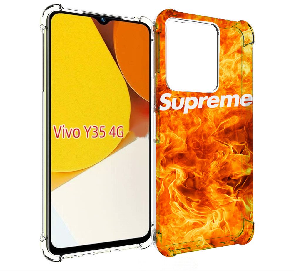 

Чехол MyPads пламя-пламенное суприм для Vivo Y35 4G 2022 / Vivo Y22, Прозрачный, Tocco