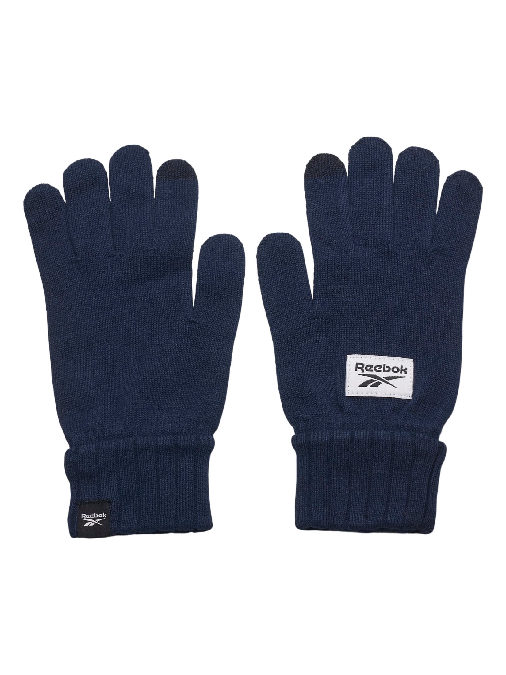 

Перчатки унисекс Reebok Te Knitted Gloves, синий, Te Knitted Gloves