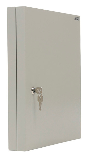 Шкафчик для ключей Aiko Key-60 на 60ключ. 400x355x59мм комппл.60 брелков серый металл
