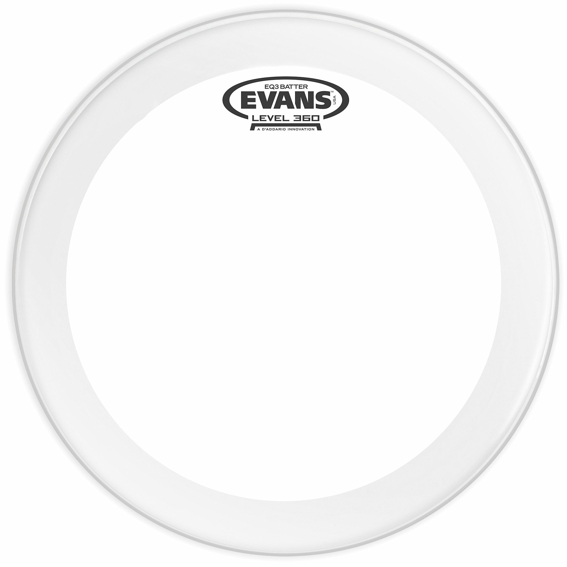 фото Пластик для барабана evans bd20gb3c eq3 frosted