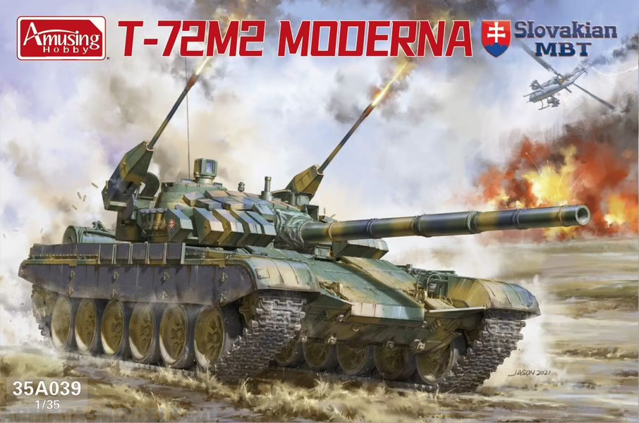 фото Ah35a039 словацкий танк т-72m2 moderna amusing hobby