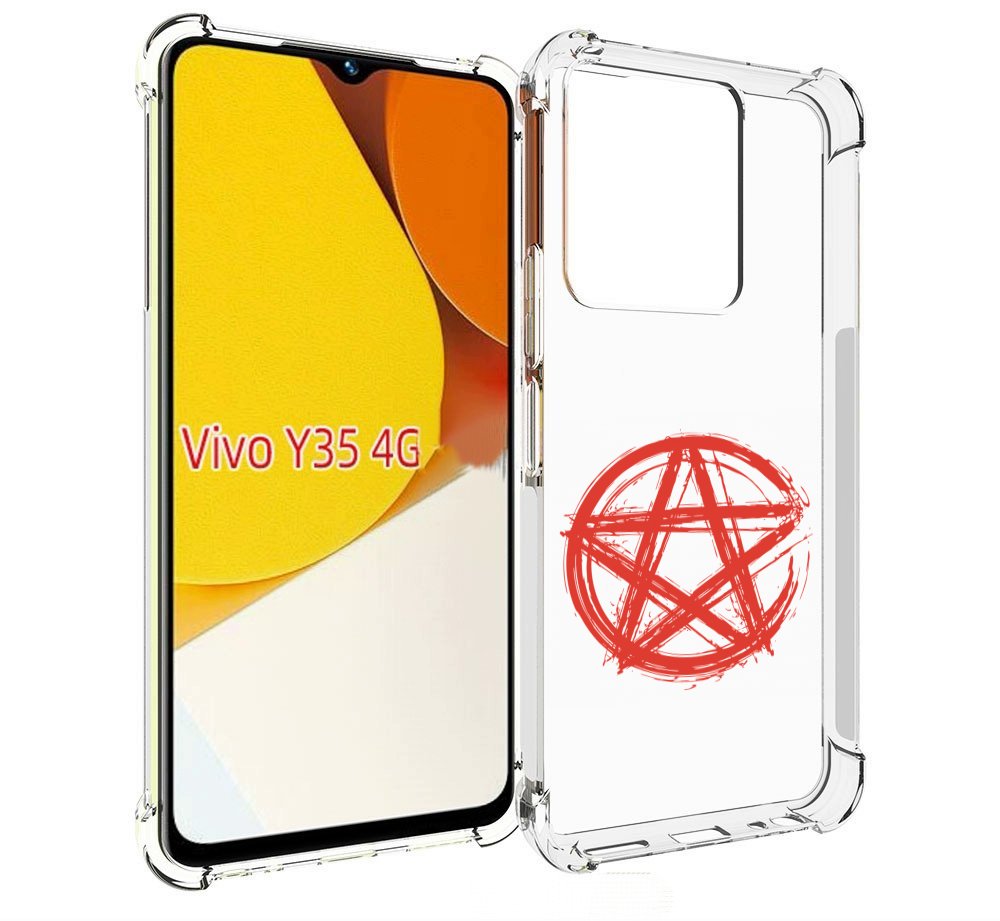 

Чехол MyPads пентаграмма для Vivo Y35 4G 2022 / Vivo Y22, Прозрачный, Tocco