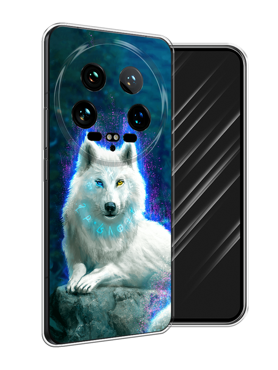 

Чехол Awog на Xiaomi 14 Ultra "Белоснежный волк", Белый;зеленый;фиолетовый, 321850-1