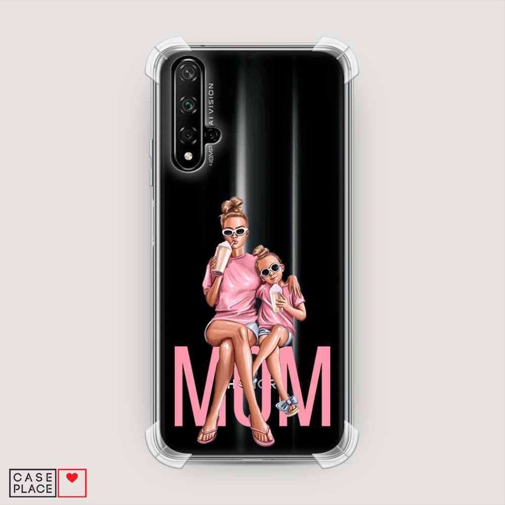 

Чехол Awog "Lovely mom" для Honor 20, Синий;бежевый;розовый, 69551-1