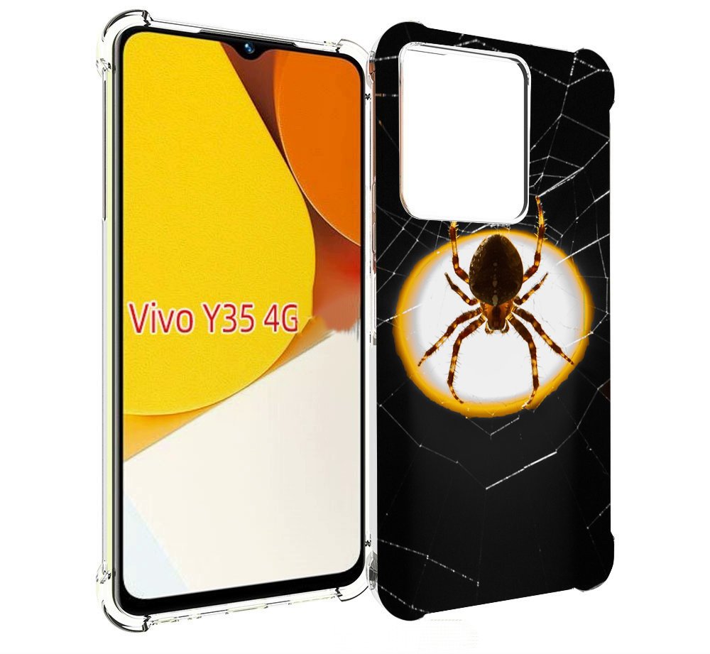 

Чехол MyPads паук-с-паутинкой для Vivo Y35 4G 2022 / Vivo Y22, Прозрачный, Tocco