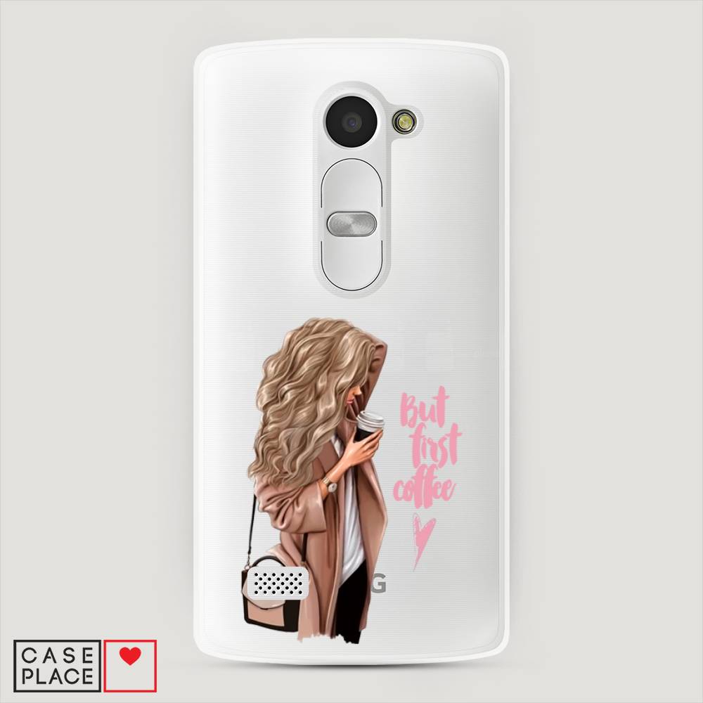 

Чехол Awog "Девушка с кофе" для LG Leon (H324)