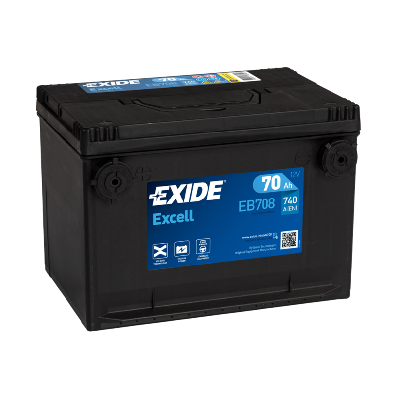 фото Батарея аккумуляторная exide excell exide eb708