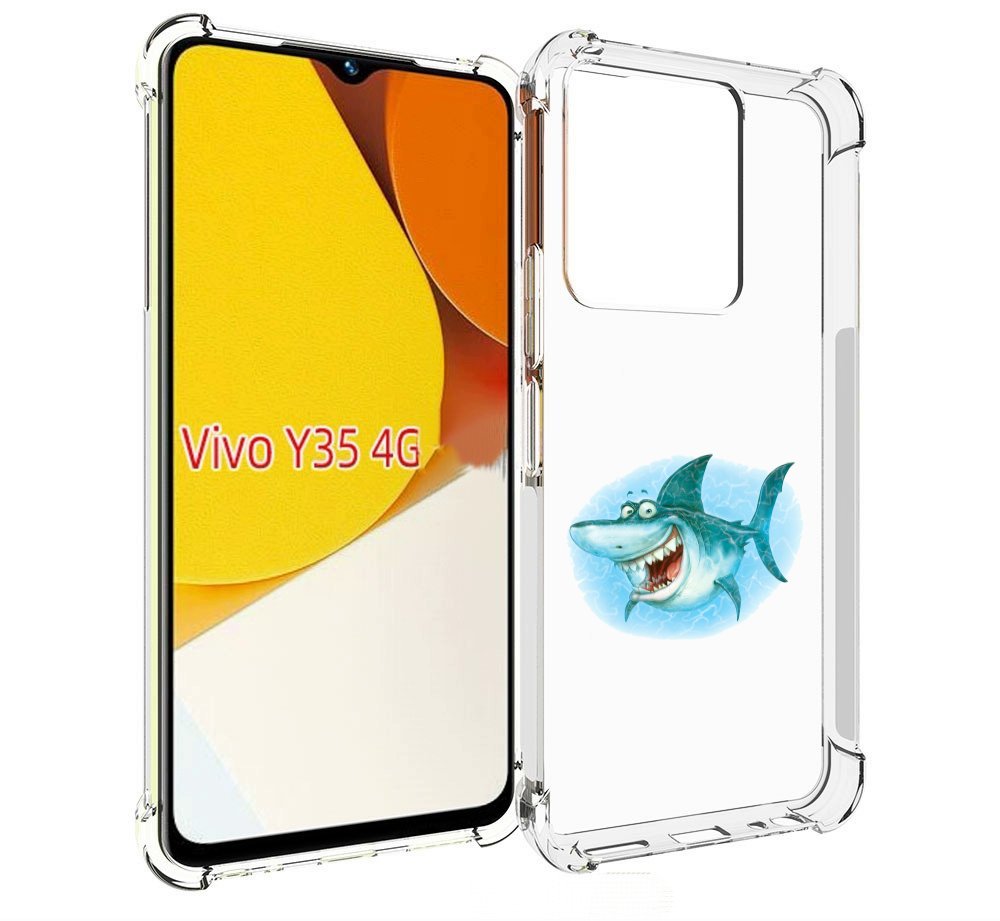 

Чехол MyPads веселая акула для Vivo Y35 4G 2022 / Vivo Y22, Прозрачный, Tocco