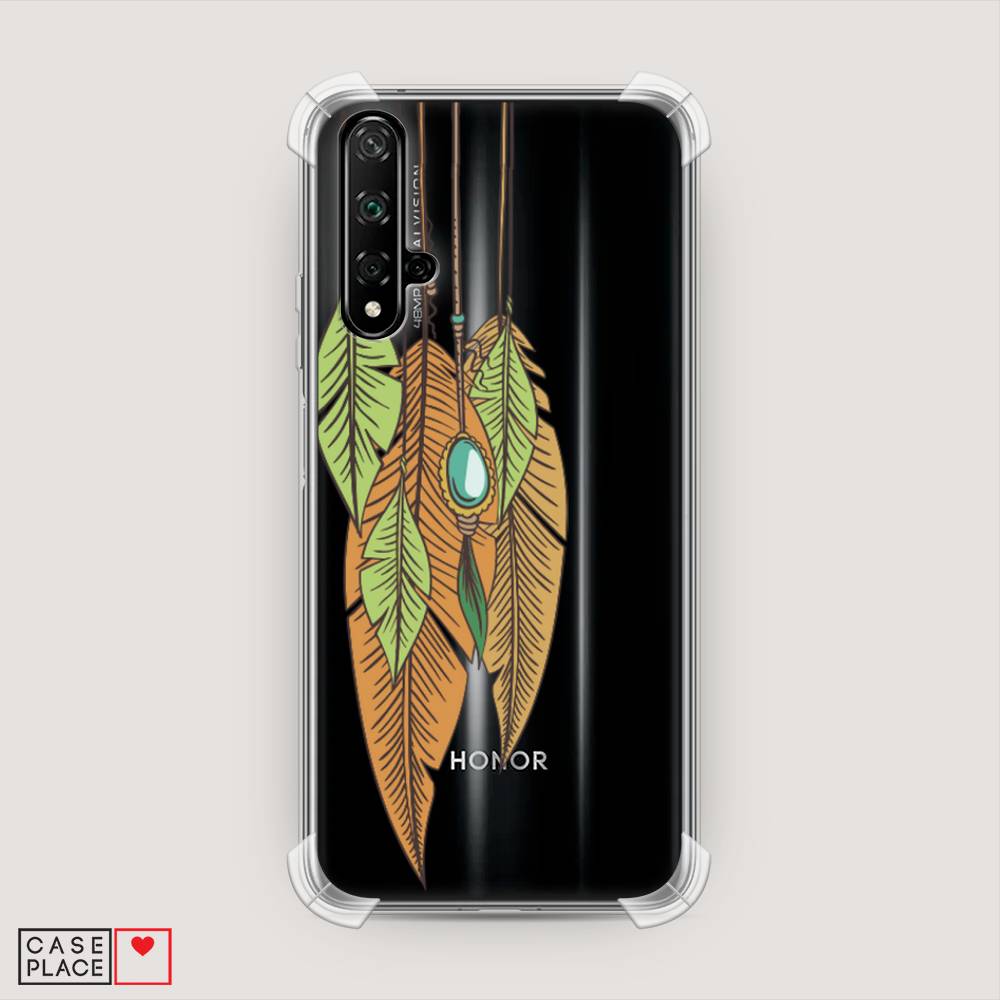 

Чехол Awog "Оберег перья" для Honor 20, Коричневый, 69551-1