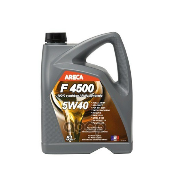 Areca F4500 Essence 5w40 4л Синтетическое Масло