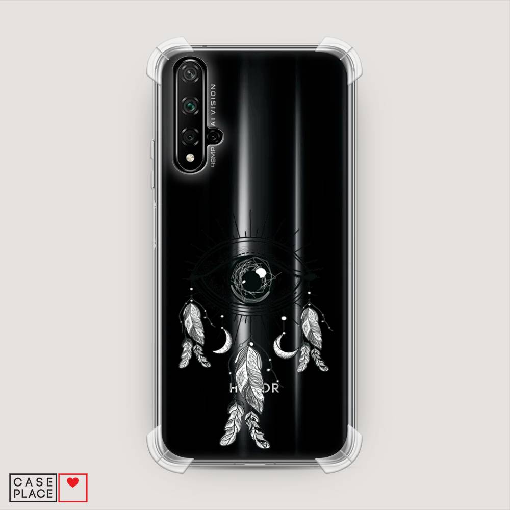 

Чехол Awog "Всевидящее око-ловец снов" для Honor 20, Серый, 69551-1