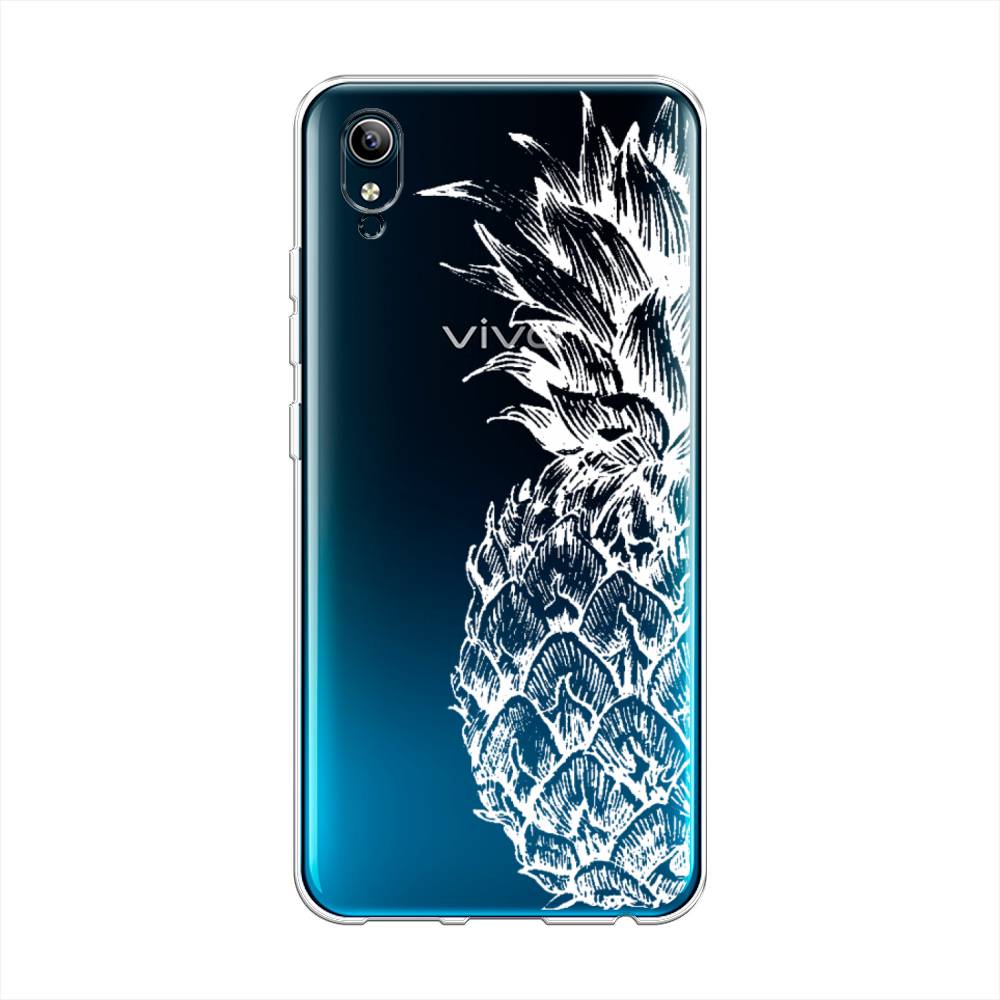 

Чехол Awog на Vivo Y91c/Y1s "Ананас графика белая", Разноцветный, 262850-10