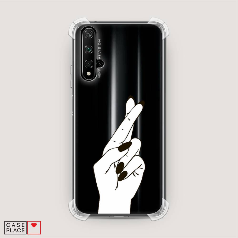 

Чехол Awog "Пальцы графика" для Honor 20, Серый, 69551-1