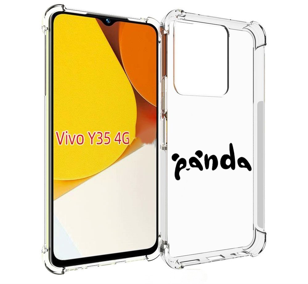 

Чехол MyPads панда надпись для Vivo Y35 4G 2022 / Vivo Y22, Прозрачный, Tocco