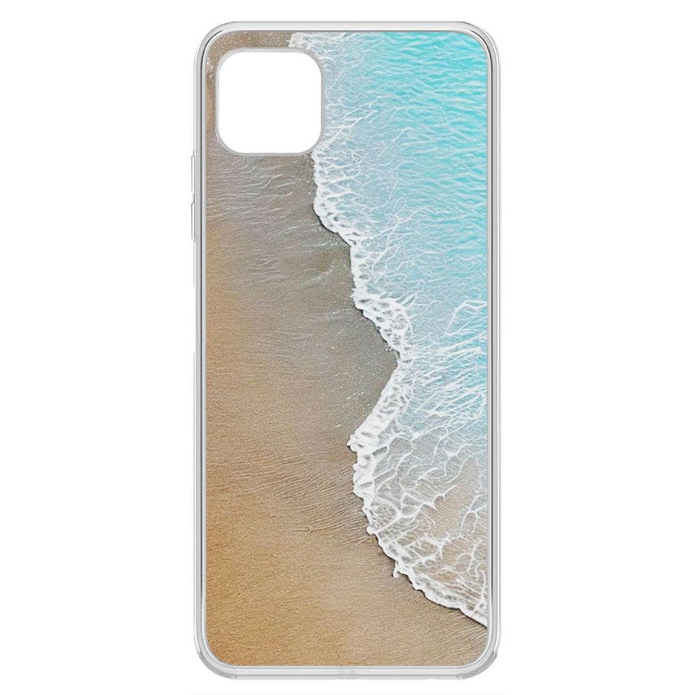 Чехол-накладка Krutoff Clear Case Прибой для Samsung Galaxy A22s (A226)