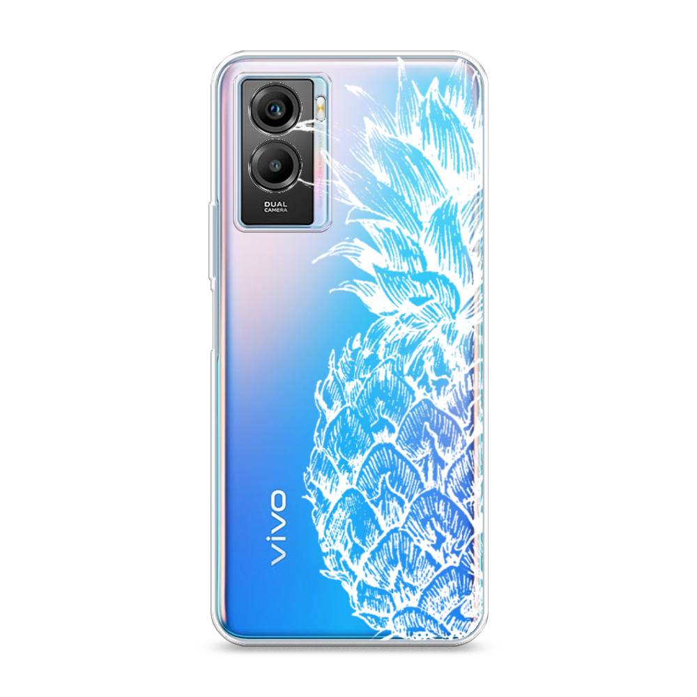 

Чехол Awog на Vivo Y55s 5G "Ананас графика белая", Разноцветный, 266150-10
