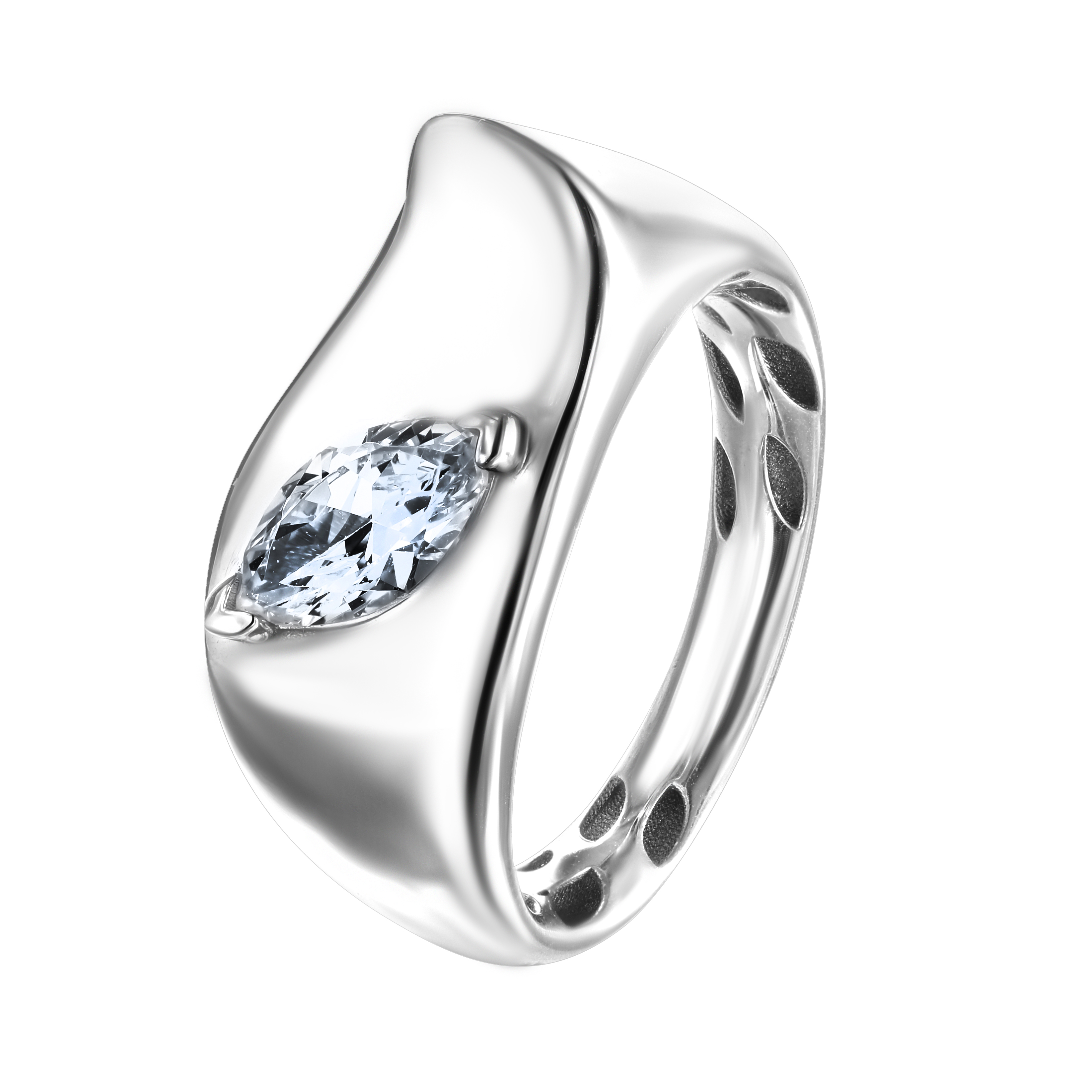 

Кольцо из серебра с фианитом р. 18 TEOSA 10129-2081-CZ, 10129-2081-CZ