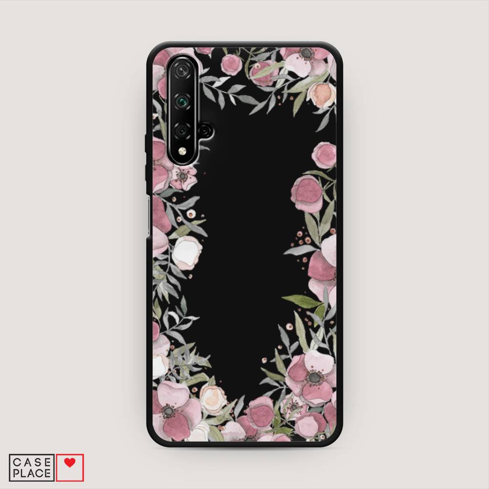 

Чехол Awog на Honor 20 "Розовая цветочная рамка", Розовый;зеленый, 69552-1