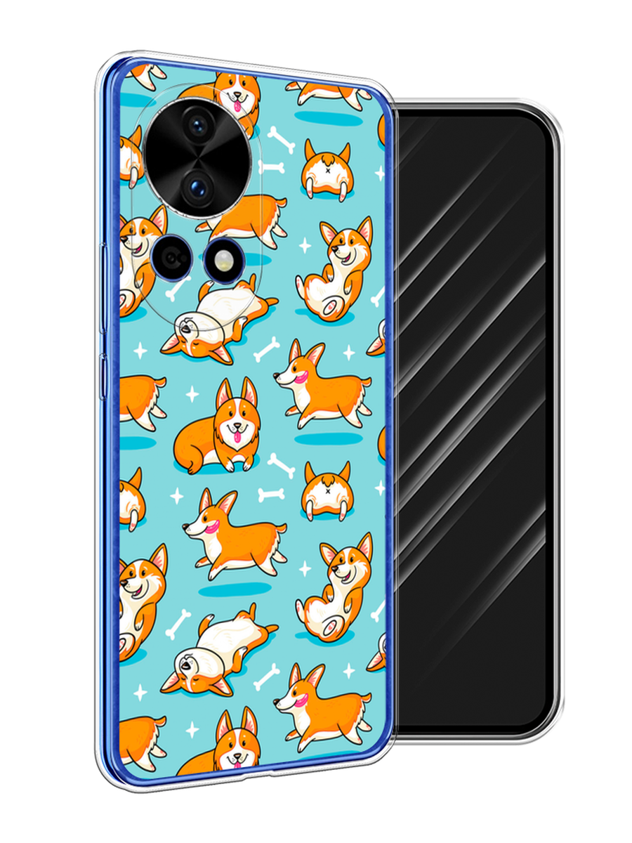

Чехол Awog на Huawei Nova 12 Pro "Веселые корги", Коричневый, 6123150-1