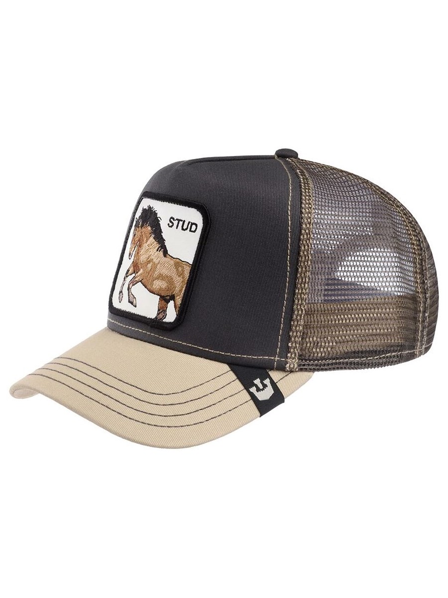 

Бейсболка унисекс GOORIN BROTHERS Animal Farm You Stud, серый, Animal Farm You Stud