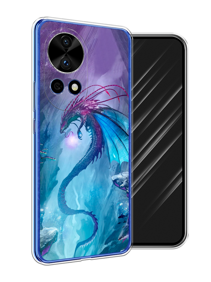 

Чехол Awog на Huawei Nova 12 Pro "Водный дракон", Голубой;фиолетовый;синий, 6123150-1