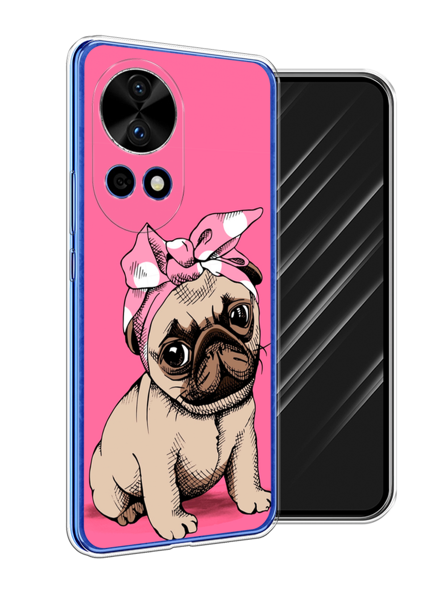 

Чехол Awog на Huawei Nova 12 Pro "Dog Pin-Up", Розовый;бежевый, 6123150-1