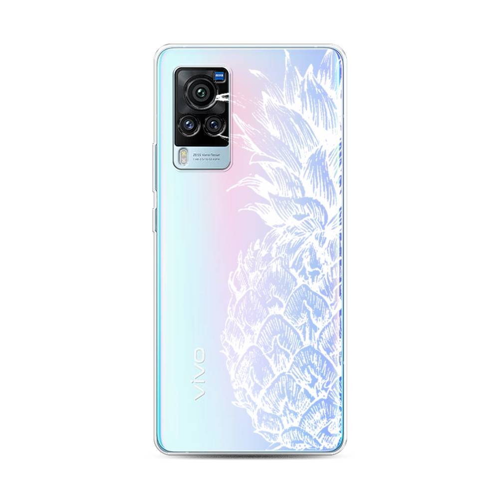 

Чехол Awog на Vivo X60 Pro "Ананас графика белая", Разноцветный, 263850-10