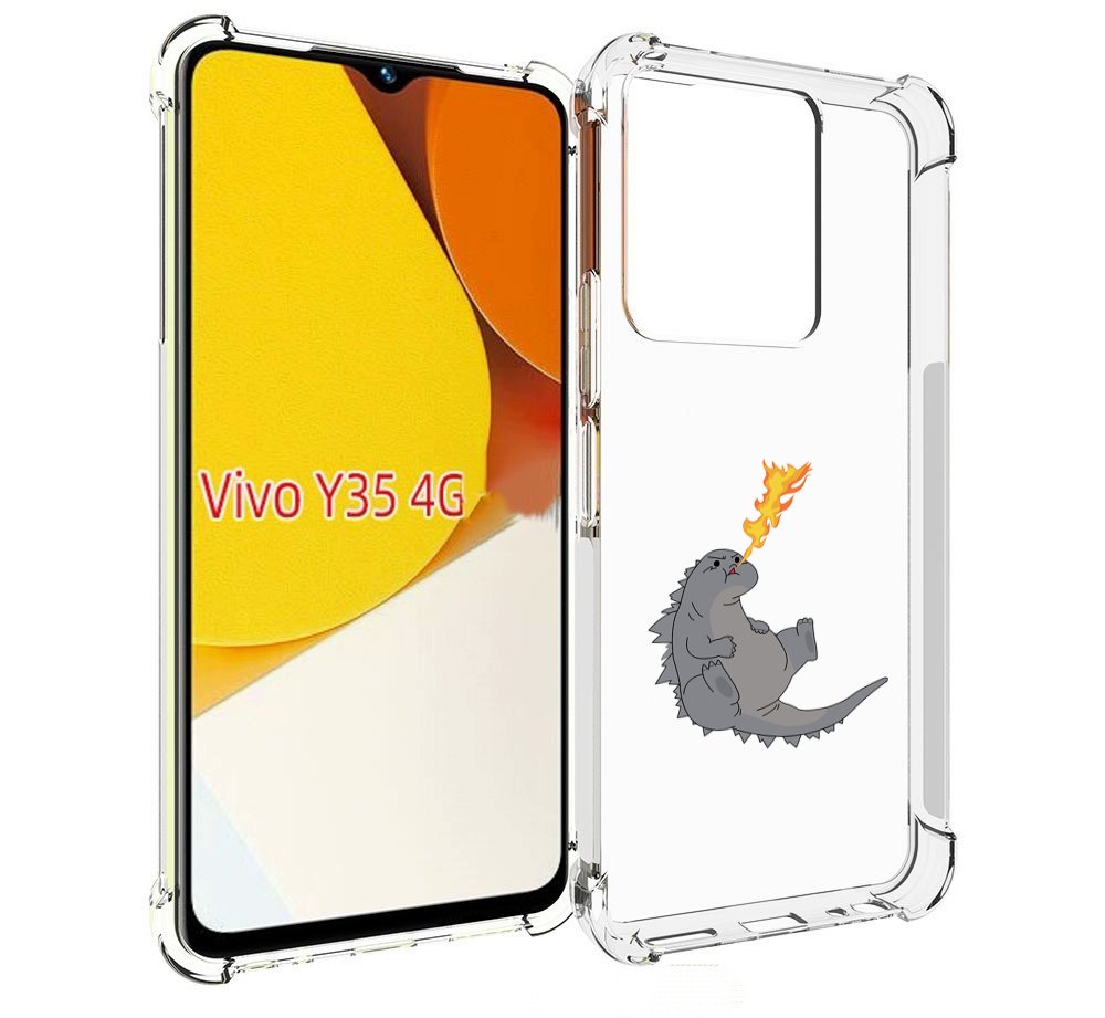 

Чехол MyPads огнедышащий-дракончик для Vivo Y35 4G 2022 / Vivo Y22, Прозрачный, Tocco