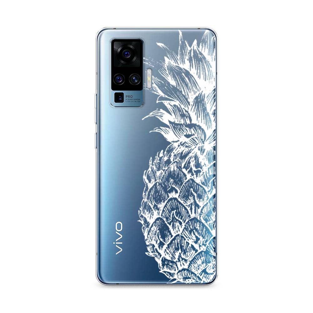 

Чехол Awog на Vivo X50 Pro "Ананас графика белая", Разноцветный, 262350-10