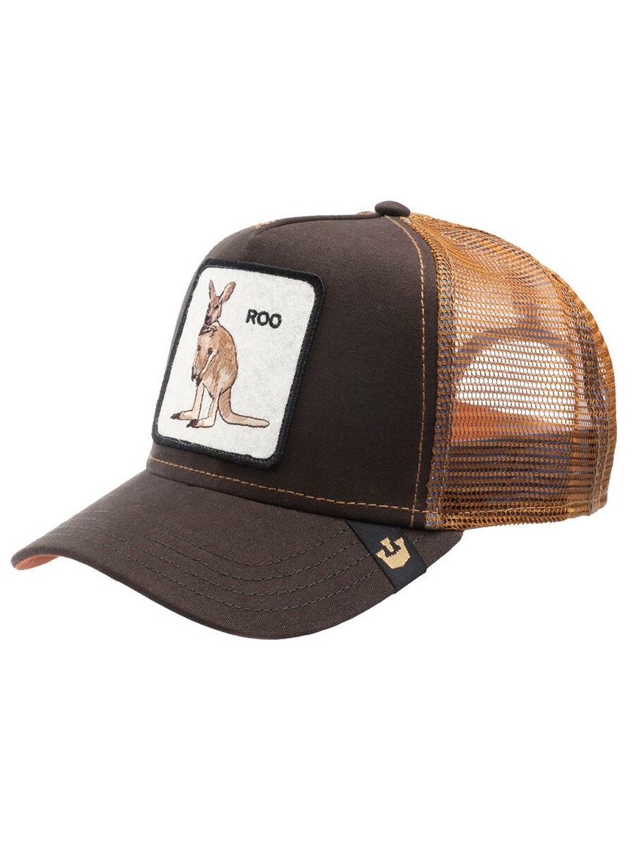 

Бейсболка унисекс GOORIN BROTHERS Animal Farm Roo, коричневый, Animal Farm Roo