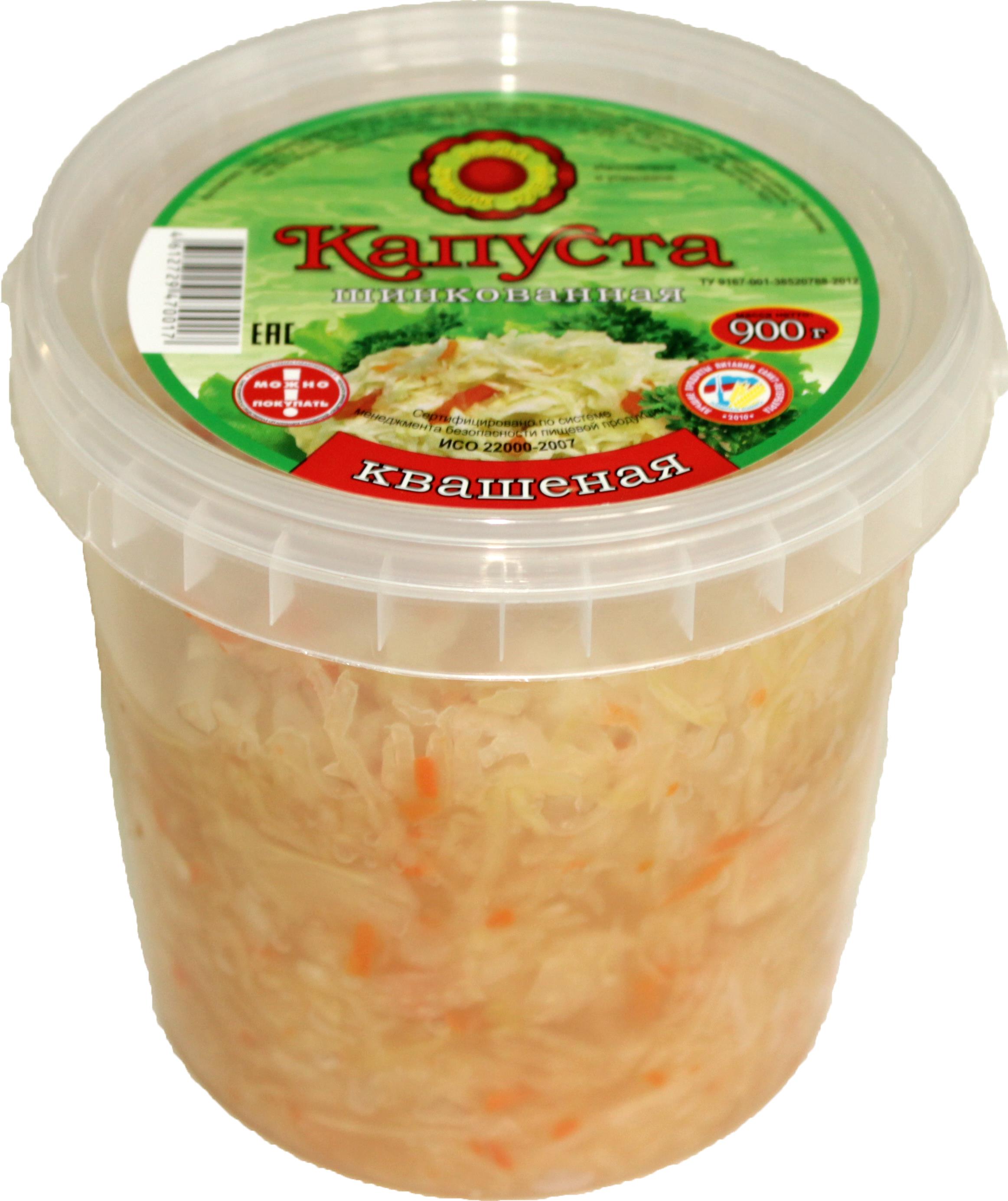 

Капуста ФДС квашеная шинкованная