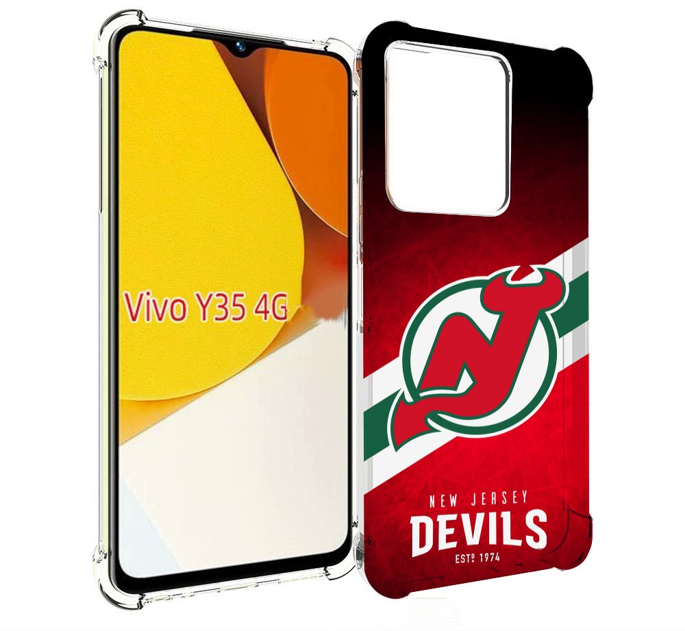 

Чехол MyPads нью джерси девилз для Vivo Y35 4G 2022 / Vivo Y22, Прозрачный, Tocco