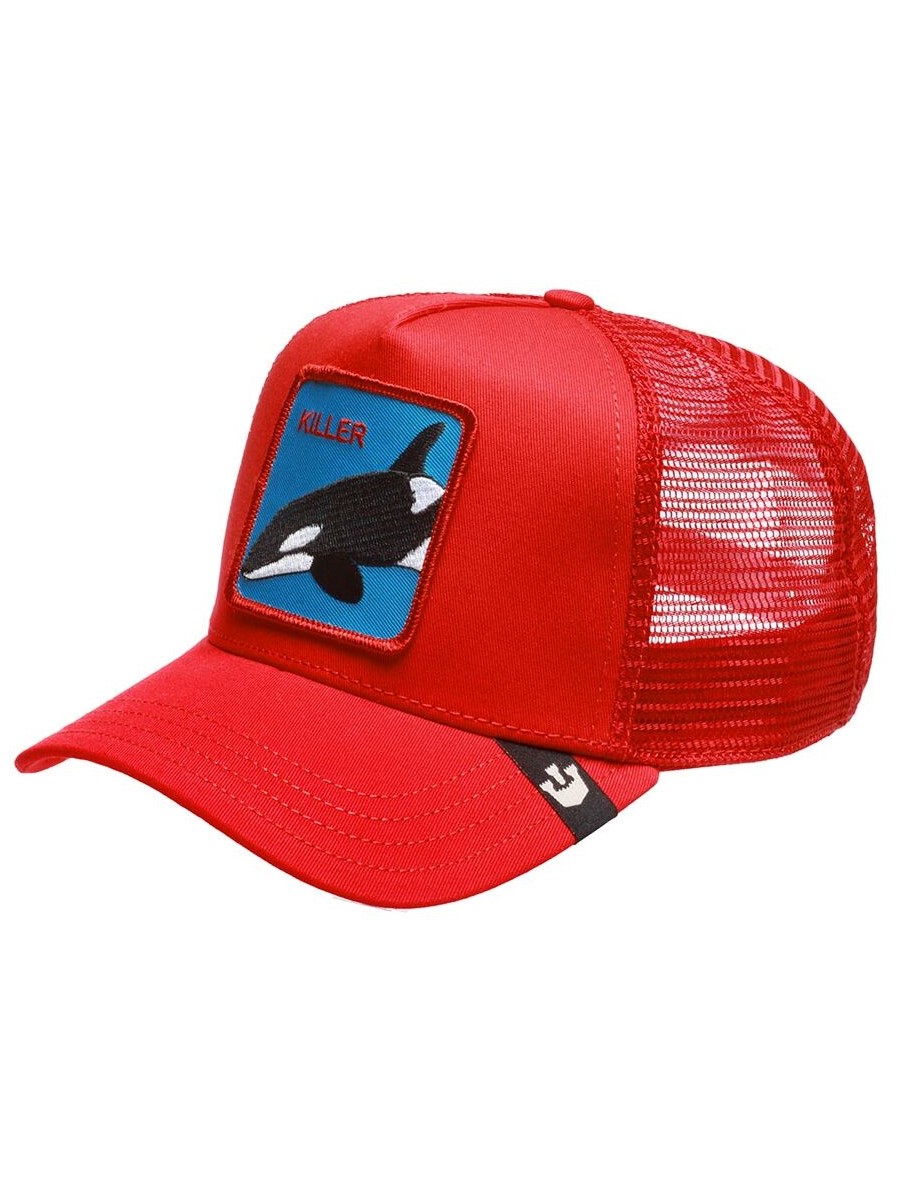 Бейсболка унисекс Goorin Bros. Animal Farm Killer Whale красная, one size