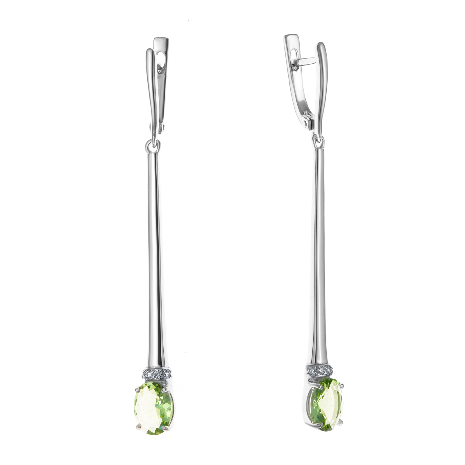 

Серьги из серебра с фианитом TEOSA 2000-0455-gam, 2000-0455-gam