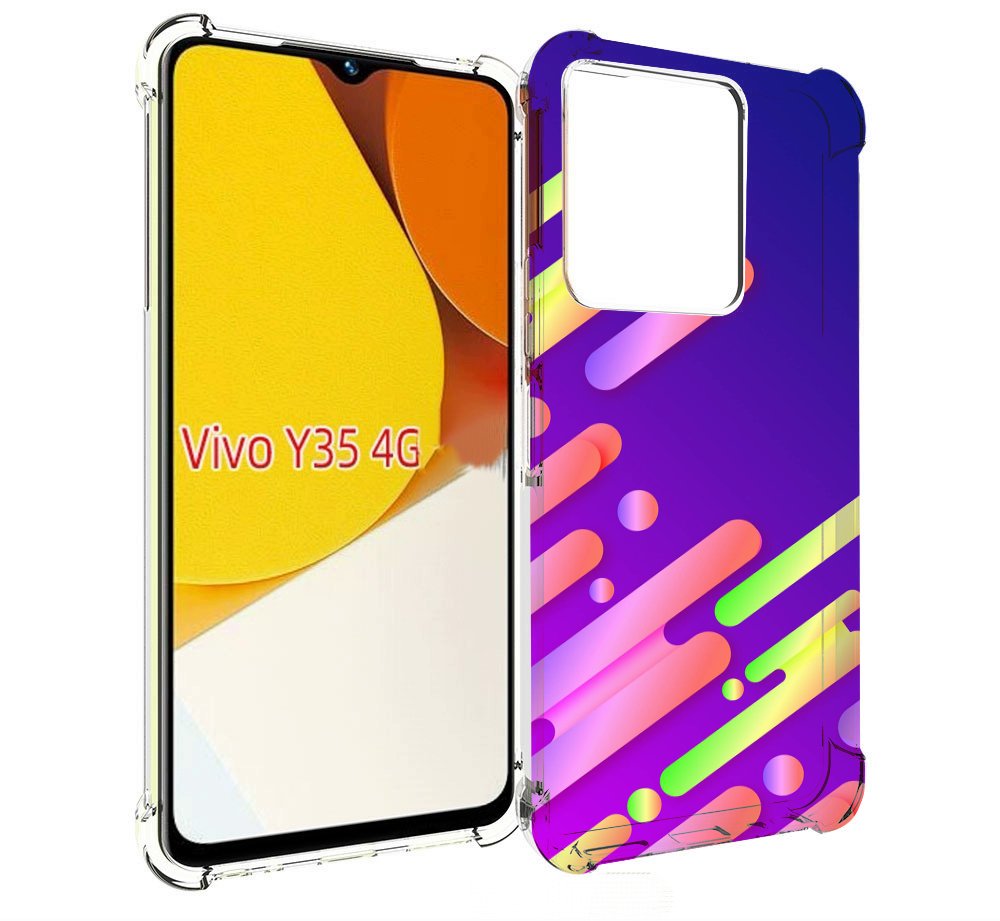 

Чехол MyPads неоновый-фон для Vivo Y35 4G 2022 / Vivo Y22, Прозрачный, Tocco