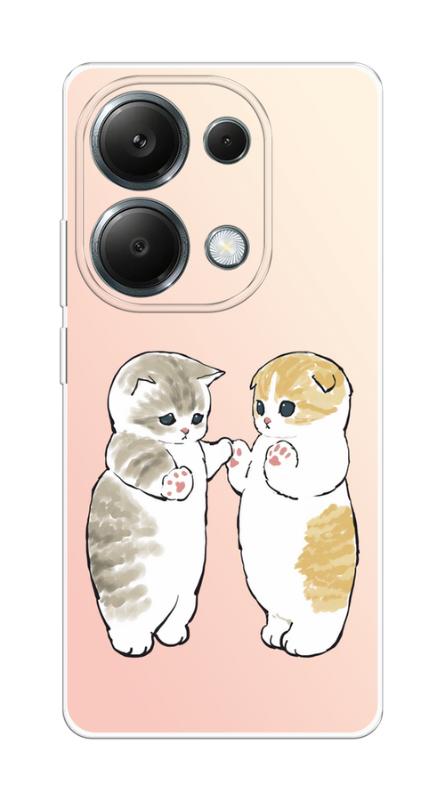 

Чехол на Poco M6 Pro 4G "Пухлые котики", Розовый;бежевый;серый, 321750-1