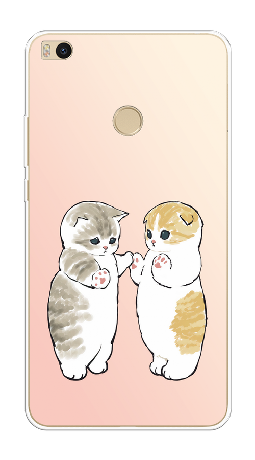 

Чехол на Xiaomi Mi Max 2 "Пухлые котики", Розовый;бежевый;серый, 32150-1