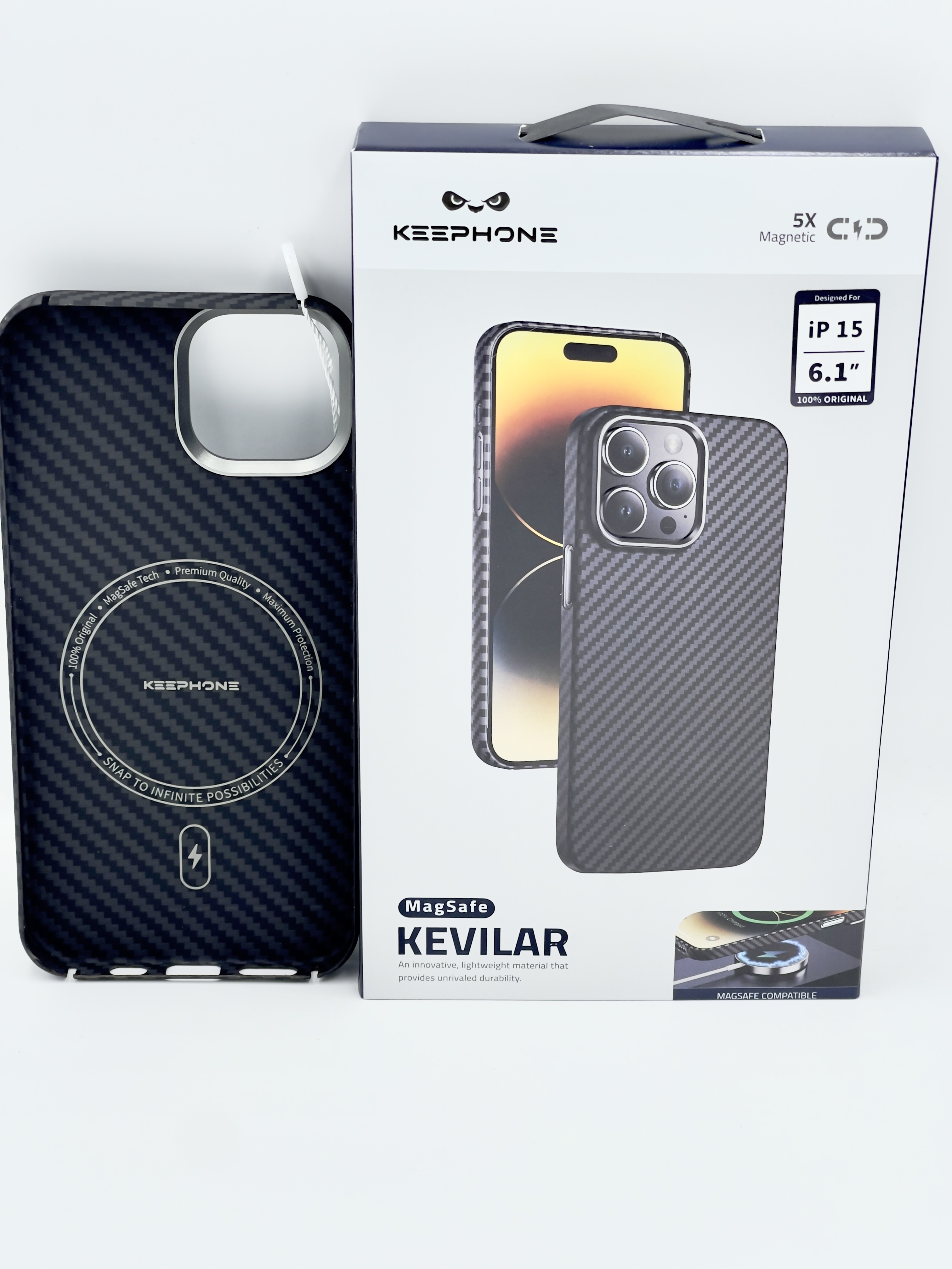 

Накладка Keephone kevilar на iphone 15, Черный, MCO106(black)